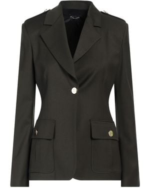 Cristinaeffe Dark Blazer Polyester, Viscose, Elastane - Black
