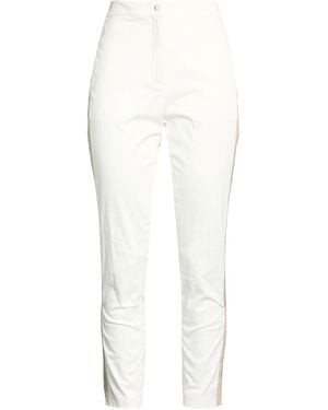 Moorer Trousers Cotton, Elastane - White