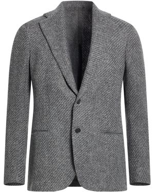 De Petrillo Blazer Alpaca Wool, Cotton, Polyamide - Gray
