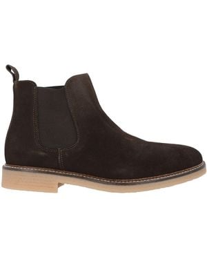 Liu Jo Dark Ankle Boots Leather - Brown