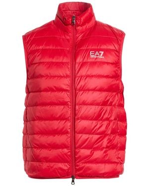 EA7 Chompa Sin Mangas - Rojo