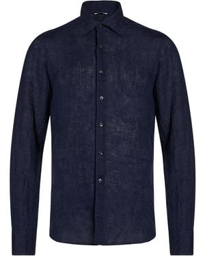 Stenströms Shirt Linen - Blue