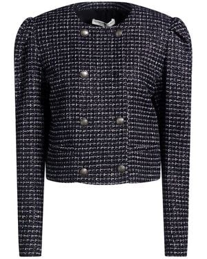Alessandra Rich Midnight Jacket Polyamide, Polyester - Blue