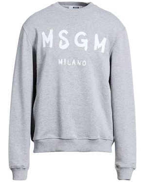 MSGM Sweatshirt Cotton - Gray