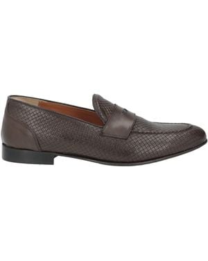 Herman Scott Dark Loafers Calfskin - Grey