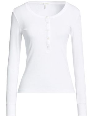 Rag & Bone T-Shirt Cotton, Modal, Elastane - White