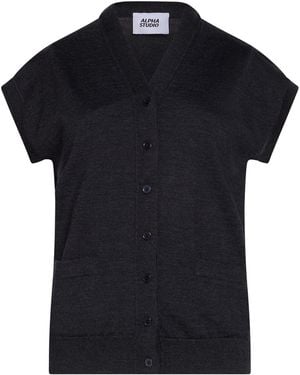 Alpha Studio Cardigan - Black