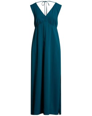 Diana Gallesi Maxi Dress Polyester, Polyamide, Elastane - Blue