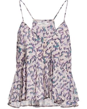 Isabel Marant Top Cotton - Purple