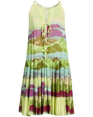 Beatrice B. Mini Dress Viscose - Green