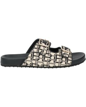 Laura Biagiotti Sandals Textile Fibres - White
