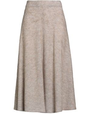 Brunello Cucinelli Midi Skirt Mohair Wool, Virgin Wool, Polyamide, Cashmere, Silk - Multicolour
