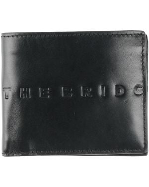 The Bridge Wallet Cow Leather - Black