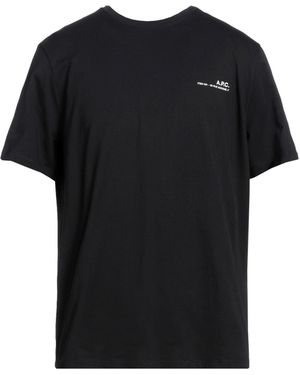A.P.C. T-shirts - Schwarz