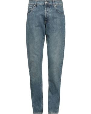 McQueen Jeans Cotton, Polyester, Calfskin - Blue