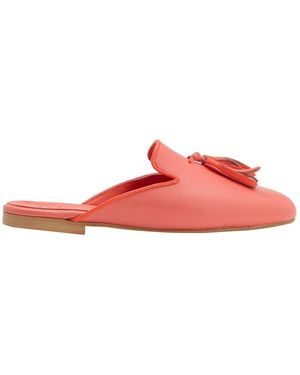 8 by YOOX Leather Tassel Mules Mules & Clogs Ovine Leather - Pink