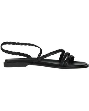 Divine Follie Sandals Leather - Black