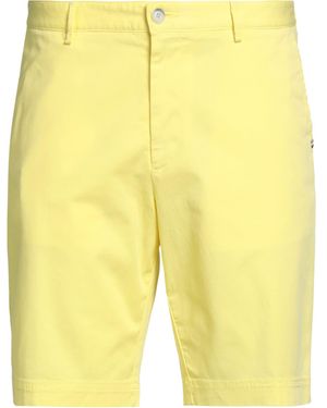 BOSS Pastel Shorts & Bermuda Shorts Cotton, Elastane - Yellow