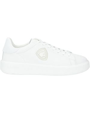 Blauer Sneakers - Weiß