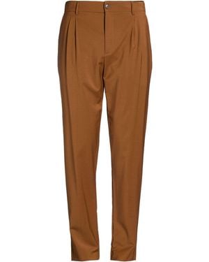 Brian Dales Natural Low Impact Trousers Polyester, Wool, Elastane - Brown