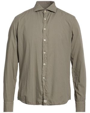 Sonrisa Silvery Military Shirt Cotton - Gray