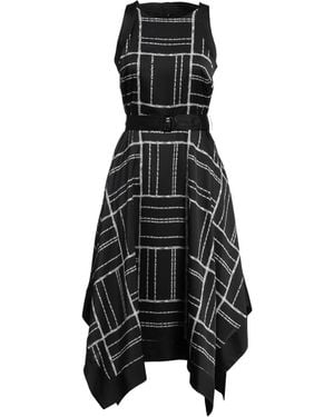 Karl Lagerfeld Midi Dress Polyester - Black