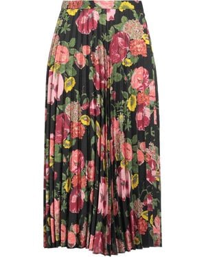 Junya Watanabe Midi Skirt Polyester, Wool - Black