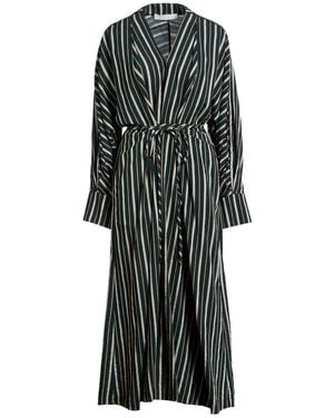 Tela Midi Dress Viscose, Silk, Cotton - Black