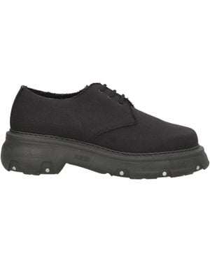 Phileo Lace-Up Shoes Cotton - Black