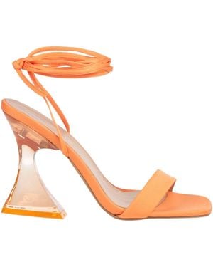 Tsakiris Mallas Sandals Textile Fibres - Orange