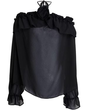 ATELIER LEGORA Top Viscose, Nylon, Polyester - Black