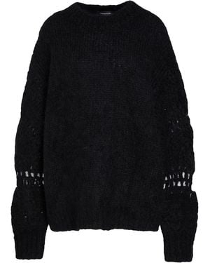 Fabiana Filippi Jumper Mohair Wool, Polyamide - Black