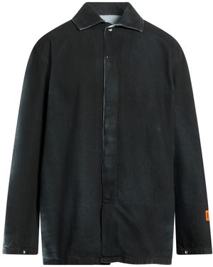 Heron Preston Denim Outerwear Cotton - Black