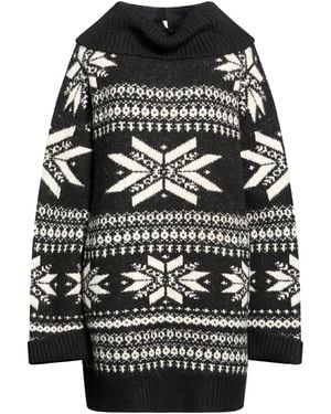 Semicouture Cardigan Acrylic, Polyamide, Wool, Viscose - Black