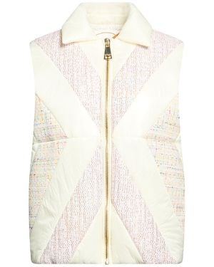 Khrisjoy Cream Vest Cotton, Acrylic, Polyester, Polyamide - White
