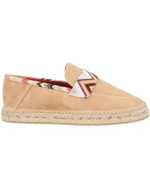 Missoni Espadrilles Leather, Textile Fibres - Natural