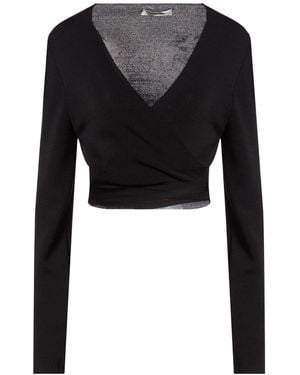 Suoli Wrap Cardigans Viscose, Polyamide - Black