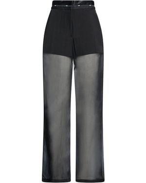 MSGM Pants Polyamide, Cotton, Elastane - Black