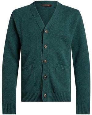 Messagerie Deep Cardigan Virgin Wool - Green