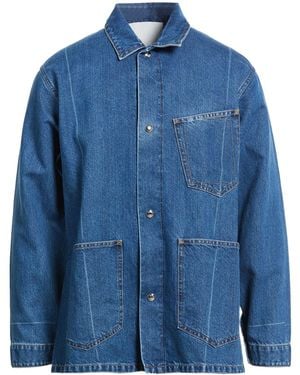 Setchu Manteau En Jean - Bleu