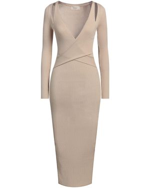 ViCOLO Midi-Kleid - Natur