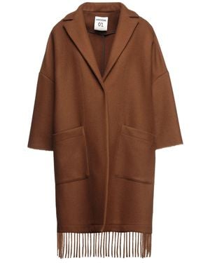 Semicouture Coat Virgin Wool, Polyamide - Brown