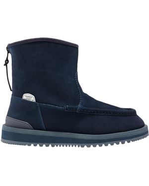 Suicoke Ankle Boots Cow Leather, Shearling - Blue