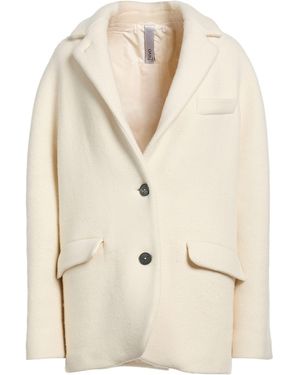 Hevò Ivory Coat Virgin Wool, Cashmere - Natural