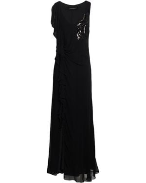 Patrizia Pepe Maxi Dress Viscose, Polyester, Polyamide - Black