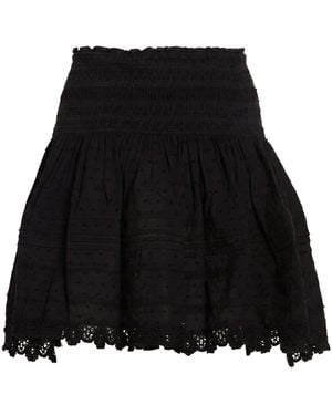 Poupette Mini Skirt Cotton - Black
