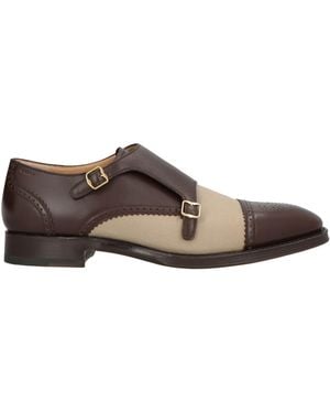 Bally Loafers Calfskin, Textile Fibres - Brown