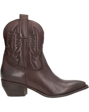 Dino Draghi Ankle Boots Leather - Brown