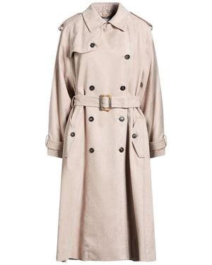 Ballantyne Overcoat & Trench Coat Polyester, Elastane - Natural