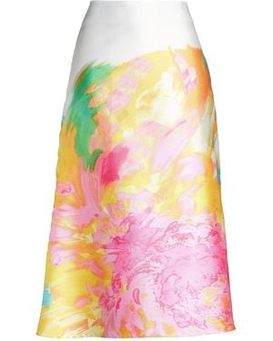 Prism Midi Skirts - Pink
